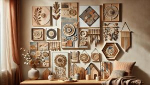 DIY Wall Art Ideas Cover Image – A collection of creative DIY wall art pieces, showcasing handmade paintings, macrame, and framed artwork for home decor.